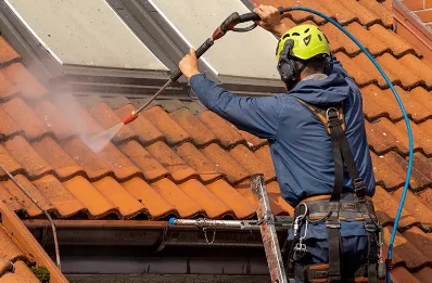Démoussage et hydrofuge de toiture à Sarras